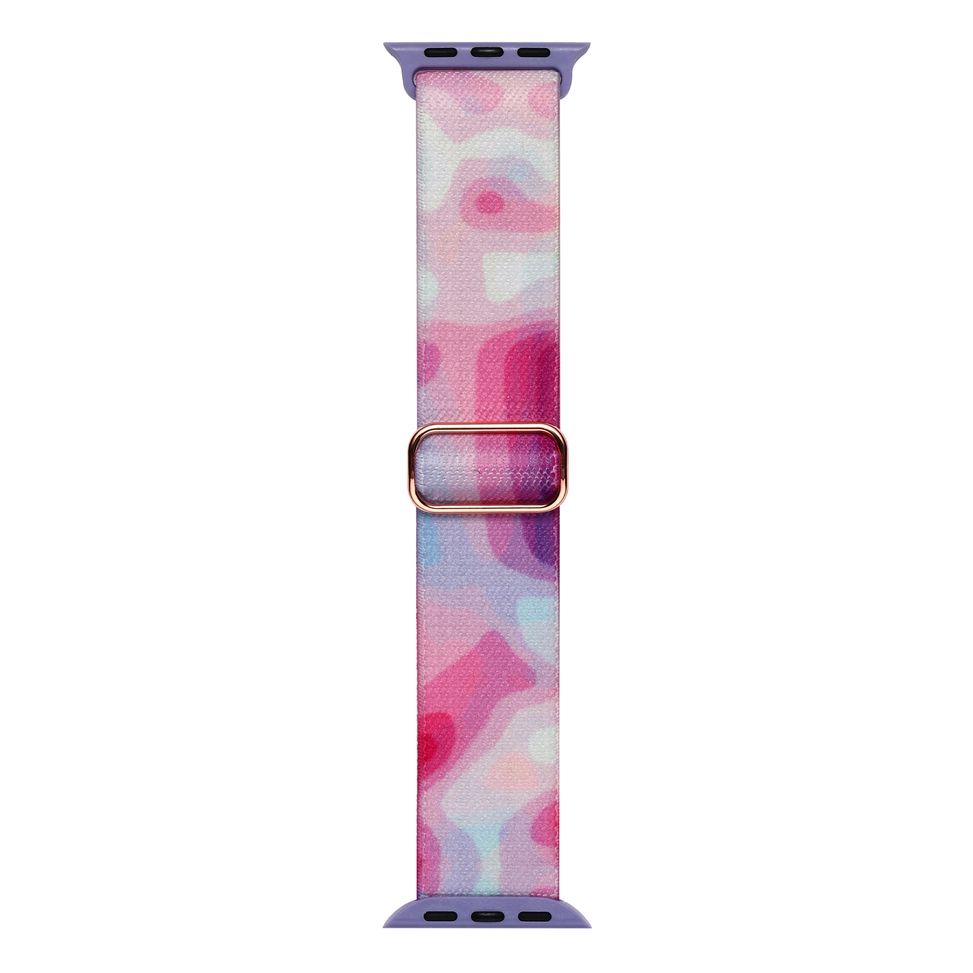 Watch Band for Apple Watch Series 8 7 41mm / Series 6 5 4 SE (2022) SE 40mm / Series 3 2 1 38mm , Adjustable Nylon Pattern Braided Strap - Purple Blue Watch Band for Apple Watch Series 8 7 41mm / Series 6 5 4 SE (2022) SE 40mm / Series 3 2 1 38mm , Adjustable Nylon Pattern Braided Strap - Purple Blue